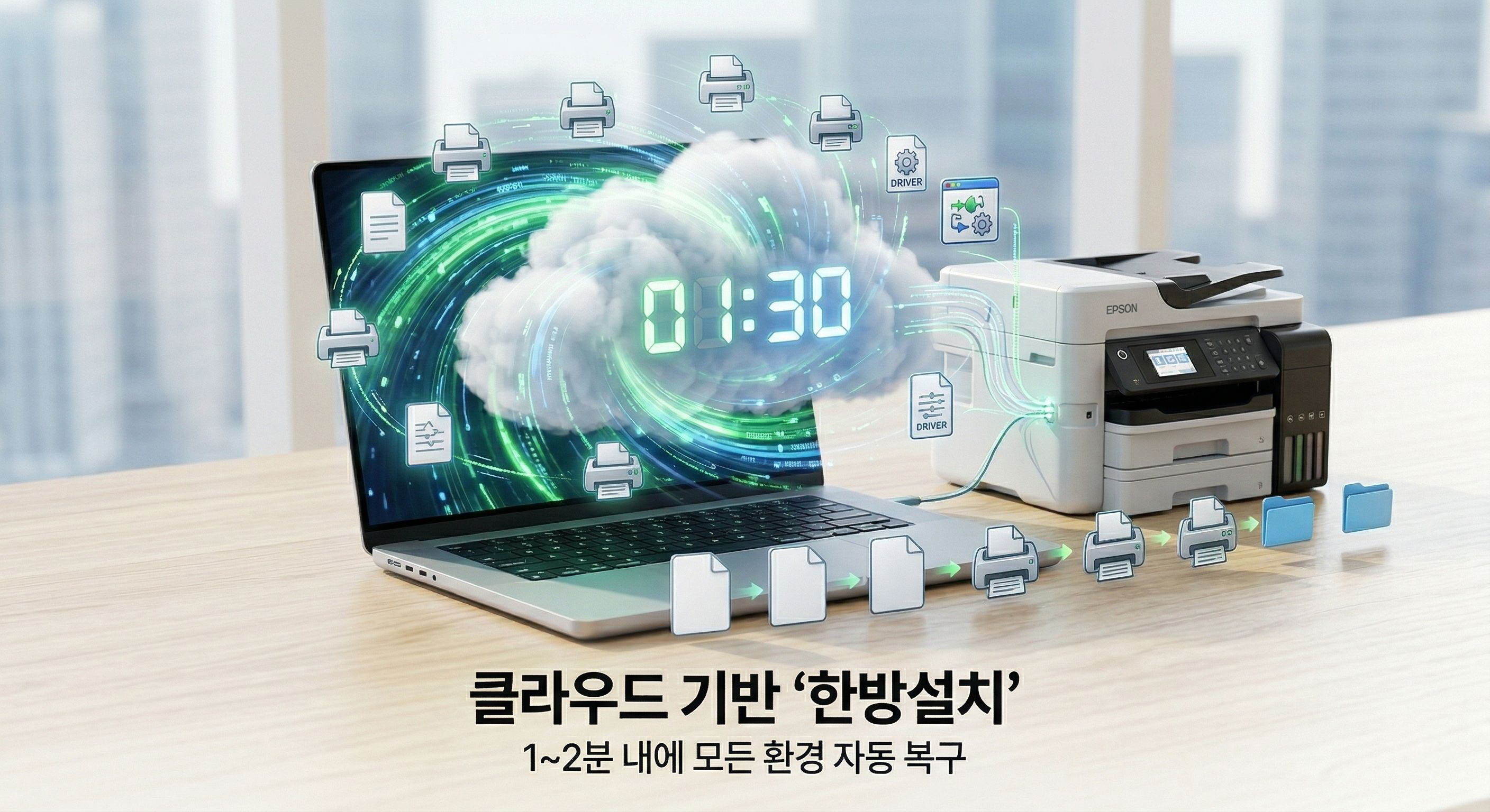 클라우드 기반 한방설치